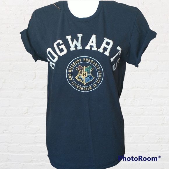 Warner Bros. Tops - Harry Potter t shirt black sustainable cotton unisex size S